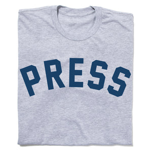 Press Gym Logo Shirt- Gray
