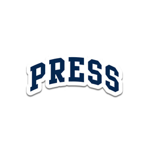 Press Gym Logo Sticker