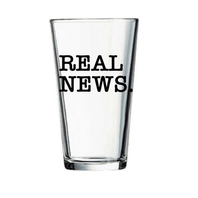 Real News Pint Glass